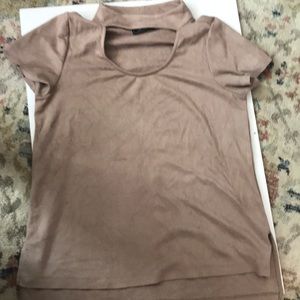 Cute Blouse dark cream color